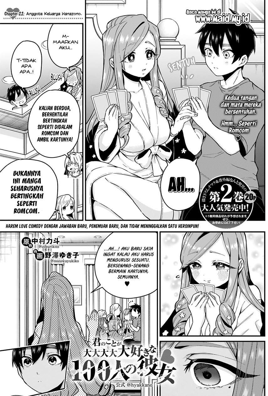Kimi no Koto ga Dai Dai Dai Dai Daisuki na 100-ri no Kanojo chapter 22